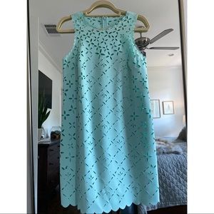 J Crew laser-cut shift dress, size 4